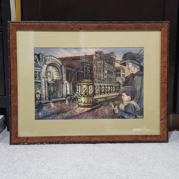 Framed Giclee Print Opening Night at the Hippodrome Signed 6/500 Kenny Cramer - Picture 4 of 16